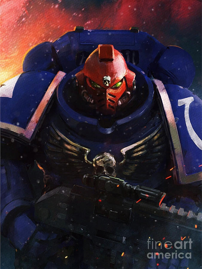 Space Marine No Mercy Digital Art By Tokyo Clinder Fine Art America 4487