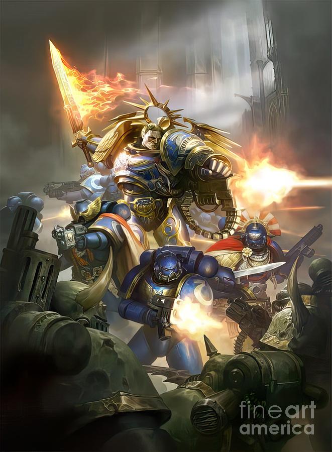 Space Marine Plague War 2 Digital Art by Tokyo Clinder - Fine Art America