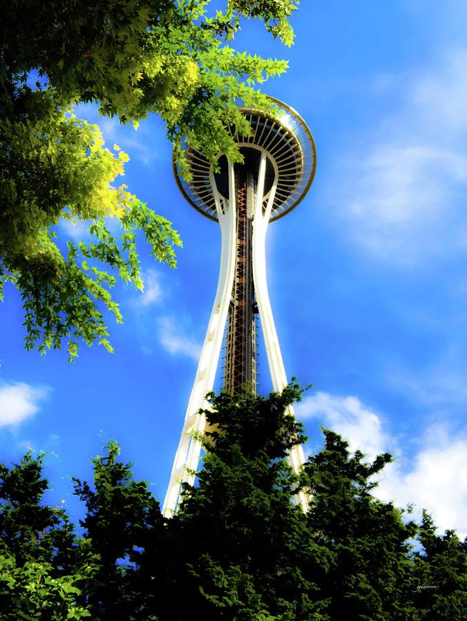 Space Needle Photograph by Gary Gunderson