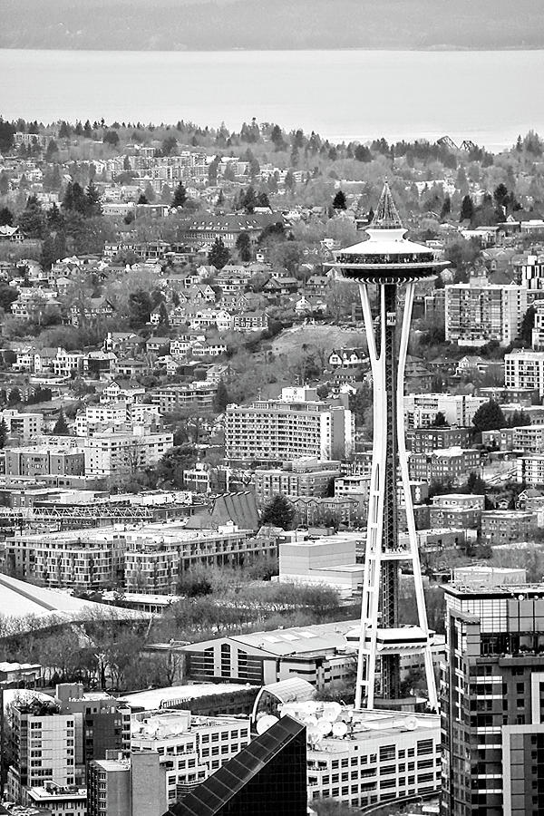 Space Needle Seattle Photograph by Cathy Anderson
