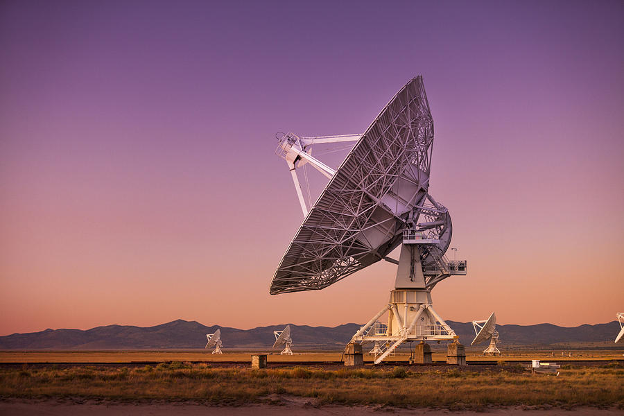 Space observatory signal search Photograph by Pgiam