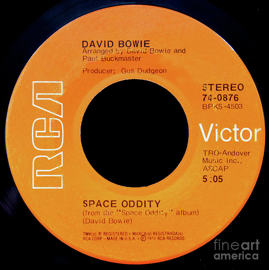 Space Oddity By David Bowie 1973 Photograph