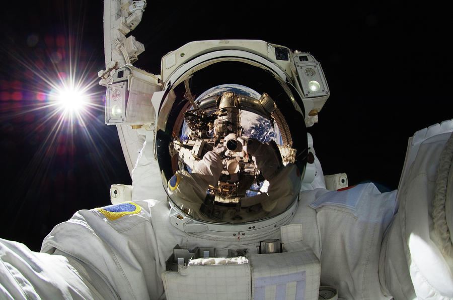 Space Selfie Photograph by Nasa