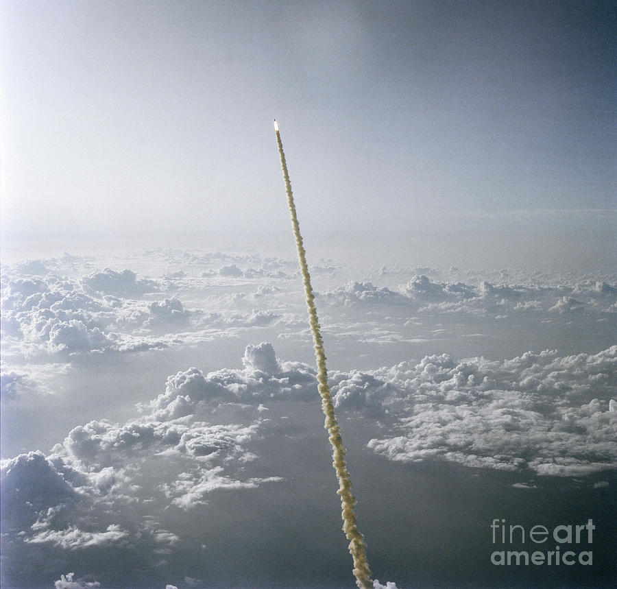 Space Shuttle Challenger, 1983 Photograph by John W Young