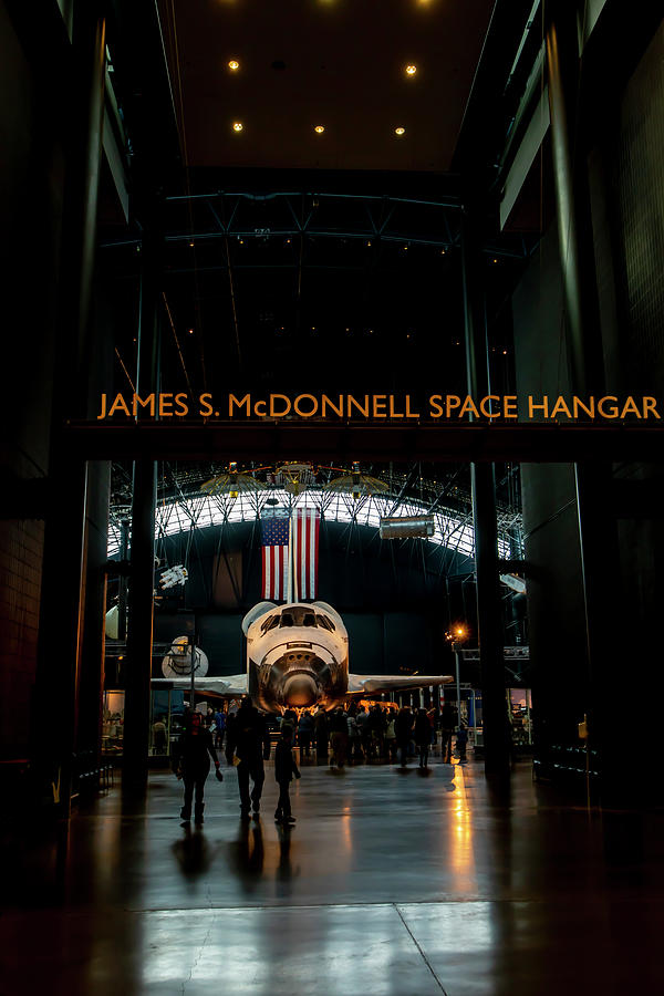 Airplane Photograph - Space Shuttle Discovery by Karen Foley