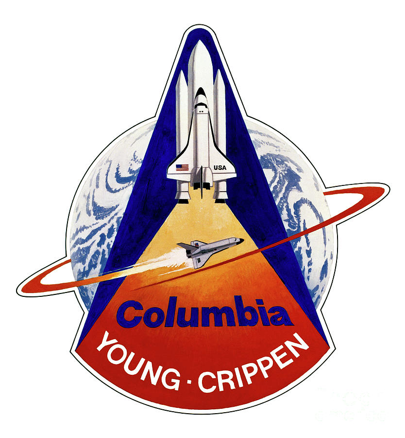 Space Shuttle Logo, 1979 Drawing by Granger Space Shuttle Logo, 1979 Drawing by Granger