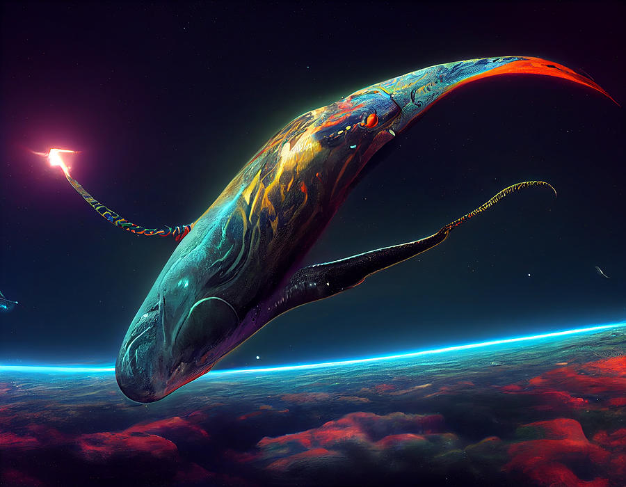 Space Whale by Mark Bennett