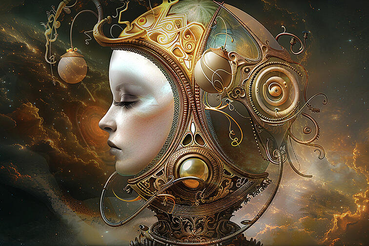 Space-Woman Digital Art by Lisa Yount