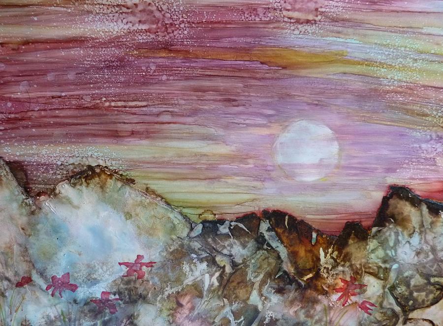 Spacescape 6 Painting by Sara Semple