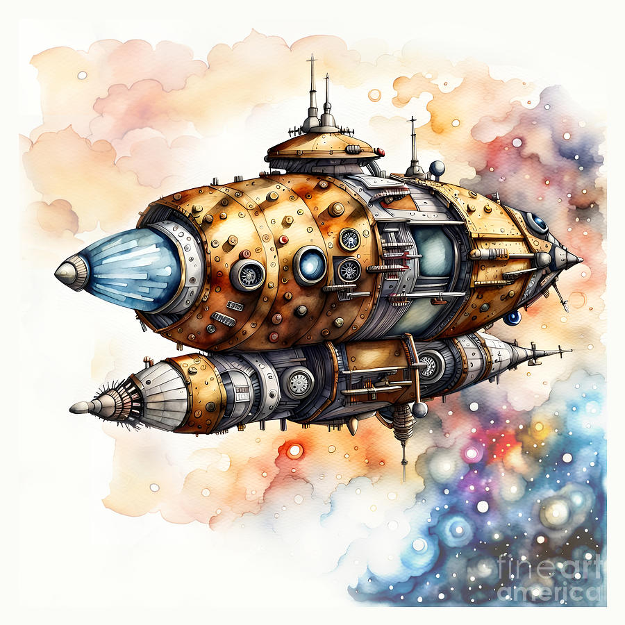 Spaceship II Digital Art