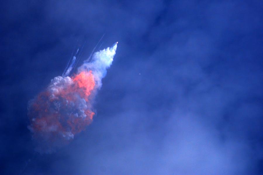 SpaceX Crew Dragon Abort Test Photograph by Bradford Martin