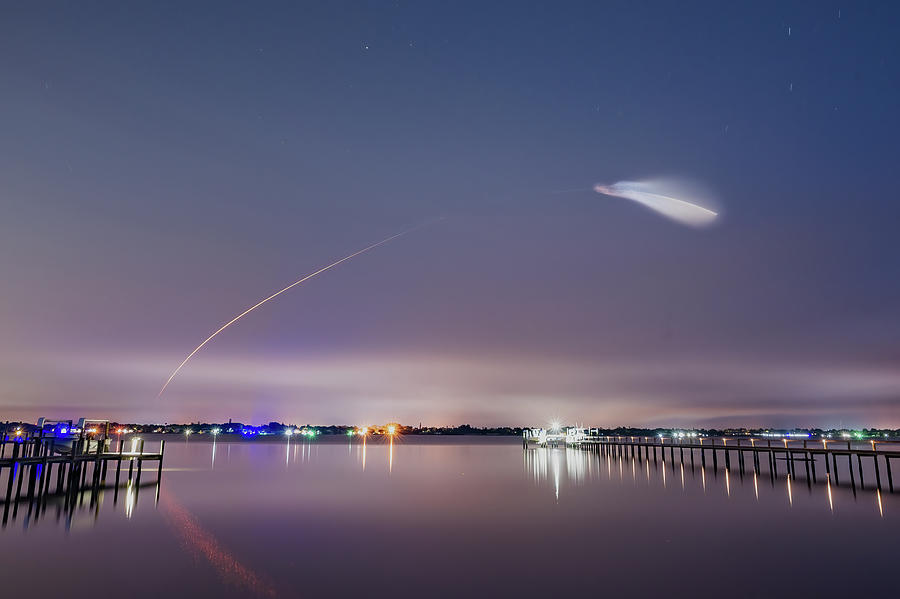 SpaceX Falcon 9 Starlink 4-17 Photograph by Wayne King - Pixels