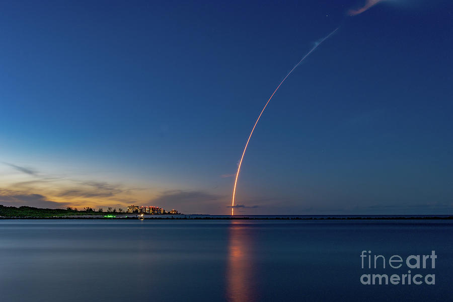 SpaceX Inspiration4 Launch Photograph by Tom Claud