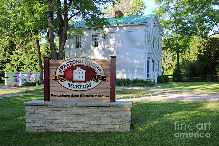 Spafford House Perrysburg Area Historic Museum 7496 Photograph by Jack Schultz