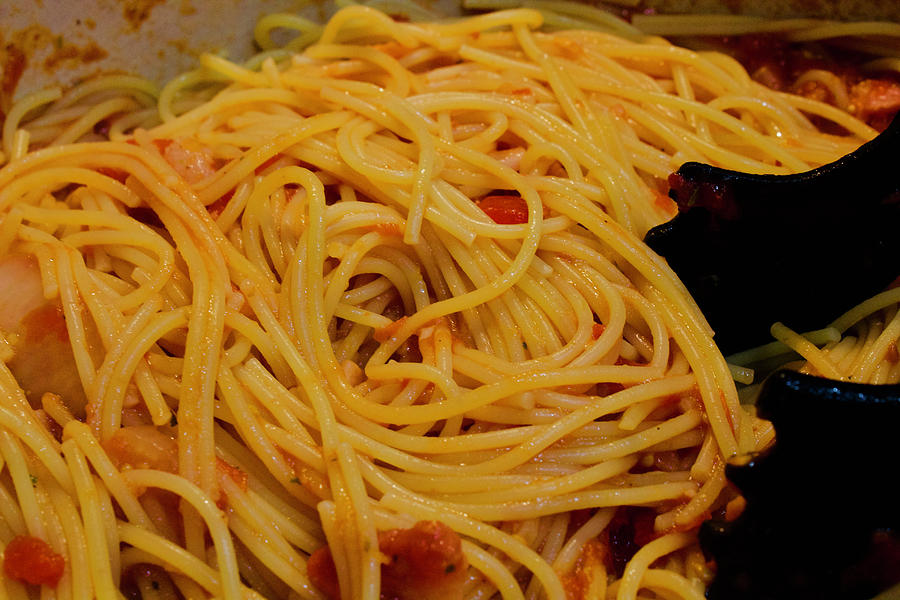 Spaghetti Amatriciana Photograph by Carolyn Sheridan - Fine Art America