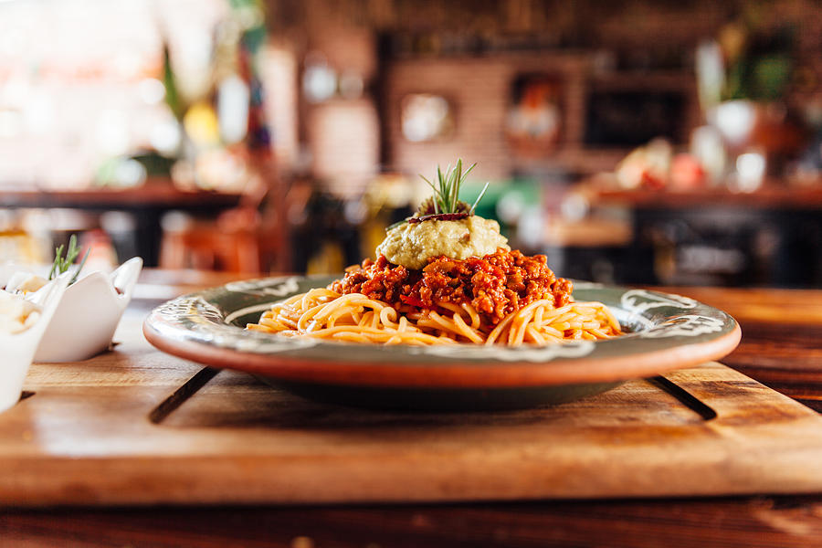 Spaghetti Bolognese Photograph by Cometary
