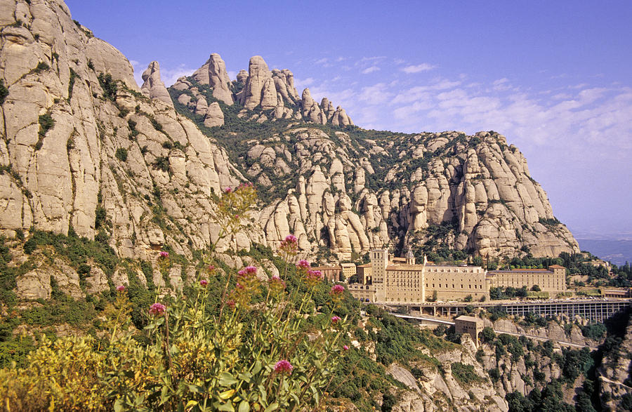 Spain, Catalonia, Province Barcelona, Montserrat Photograph by Mel Stuart