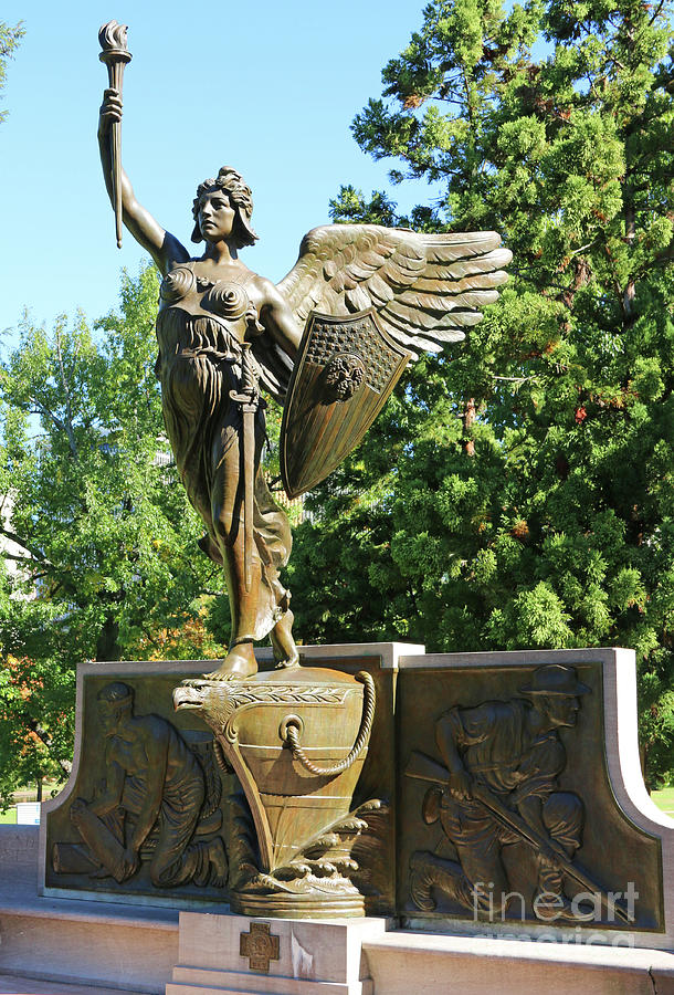 Spanish American War Memorial in Hartford Connecticut 2810 Photograph by Jack Schultz