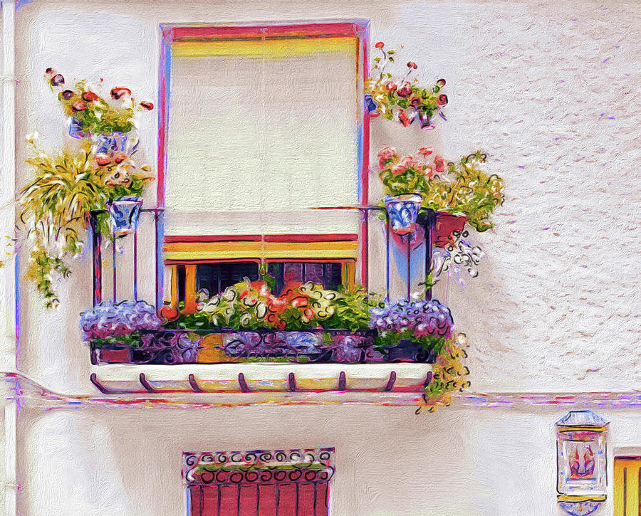 Spanish balcony Andalucia Photograph by Tatiana Travelways