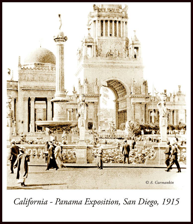 Spanish Colonial Revival Architecture, California Exposition, 19 Photograph by A Macarthur Gurmankin