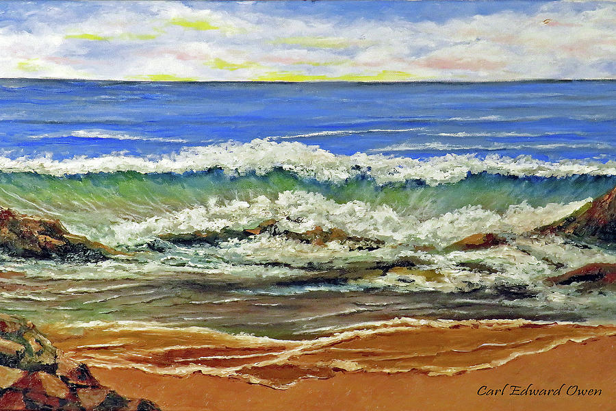 Spanish Cove Painting by Carl Owen