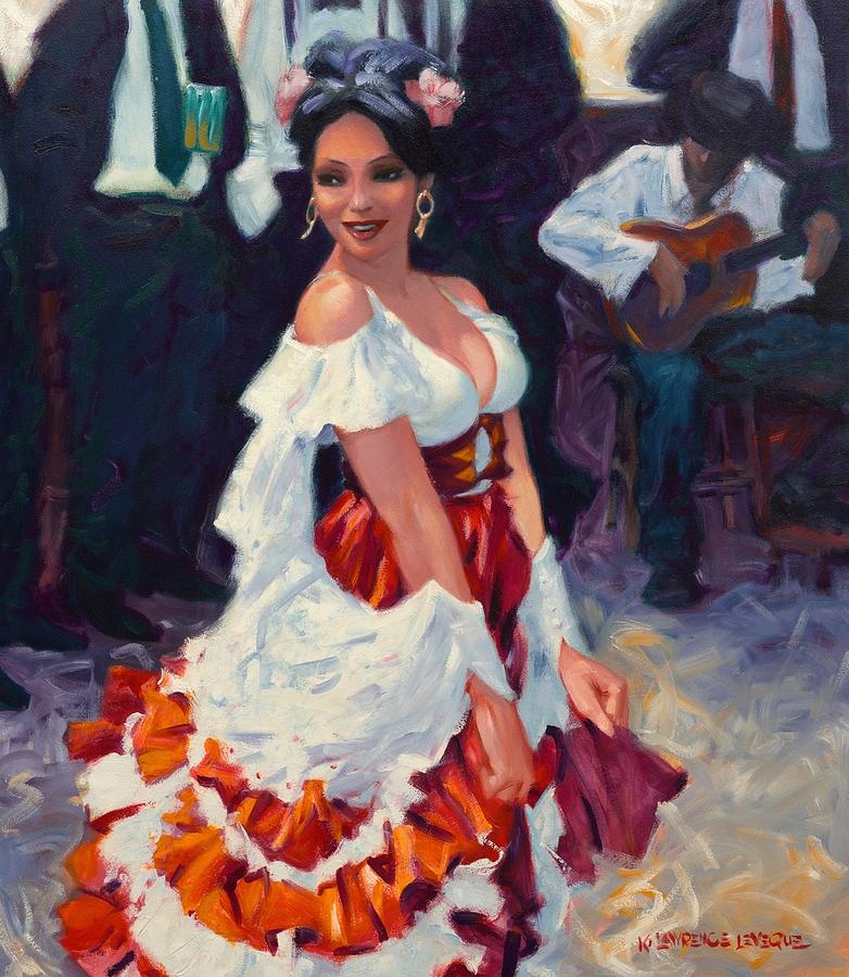 Spanish Dancer - Legacy Collection Painting by Kevin Leveque
