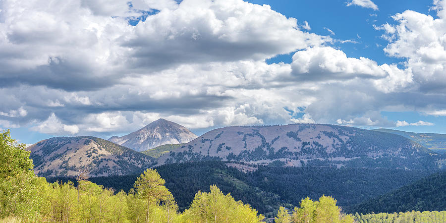 Spanish Peaks Country Colorado Panorama Photograph by Debra Martz
