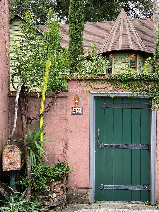 Spanish Street Garden Gate, St. Augustine, Florida Photograph by Dawna Moore Photography