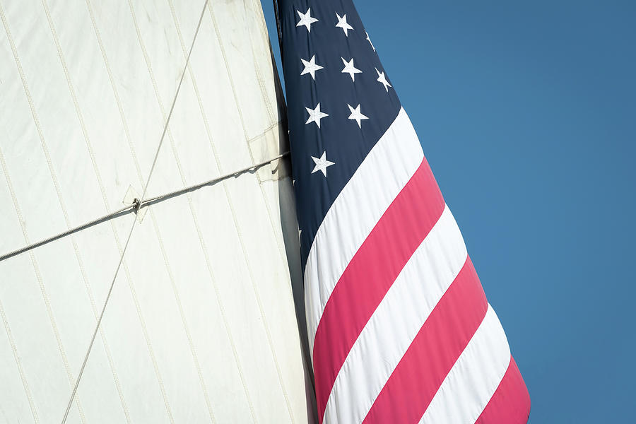 Spanker, Stars and Stripes Photograph by Mark Roger Bailey