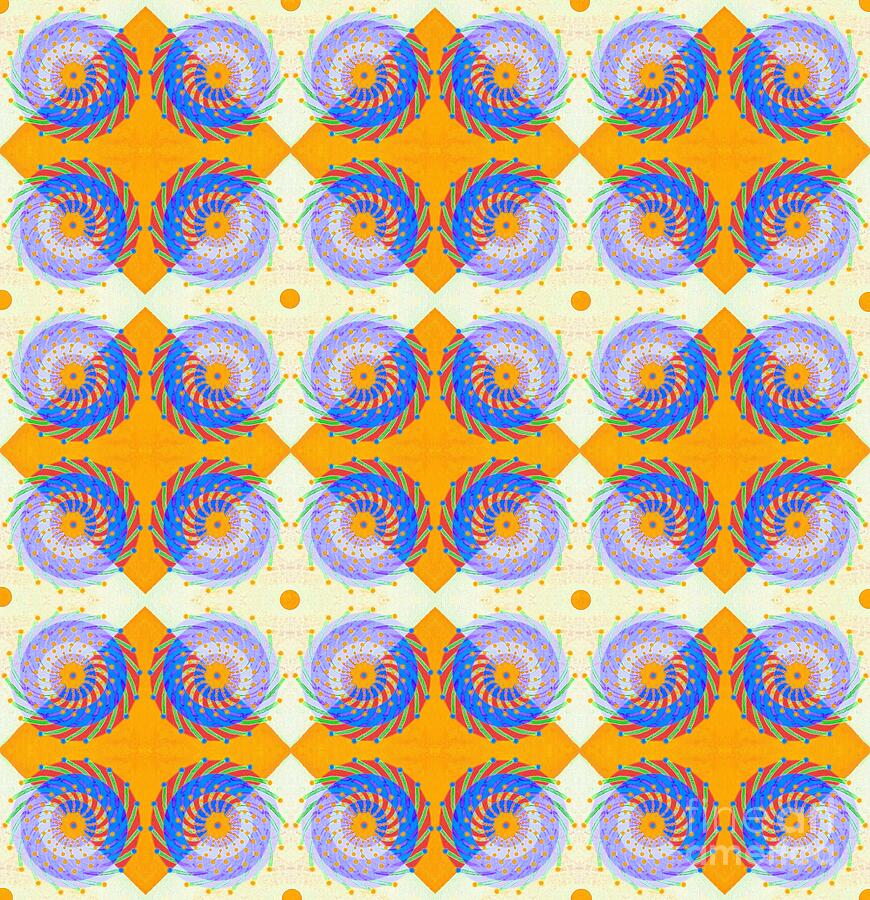 Sparkles Galore in Yellow and Orange and Blue Painting by Helena Tiainen Sparkles Galore in Yellow and Orange and Blue Painting by Helena Tiainen