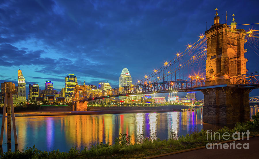 Sparkling Cincinnati Photograph by Inge Johnsson