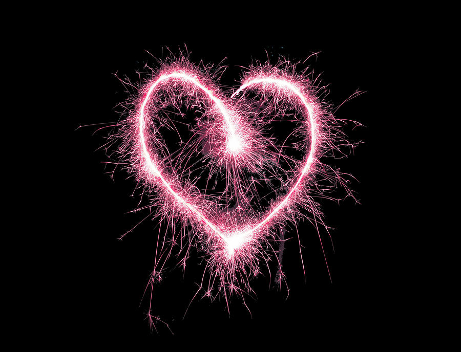Sparkling Heart Digital Art by Long Shot