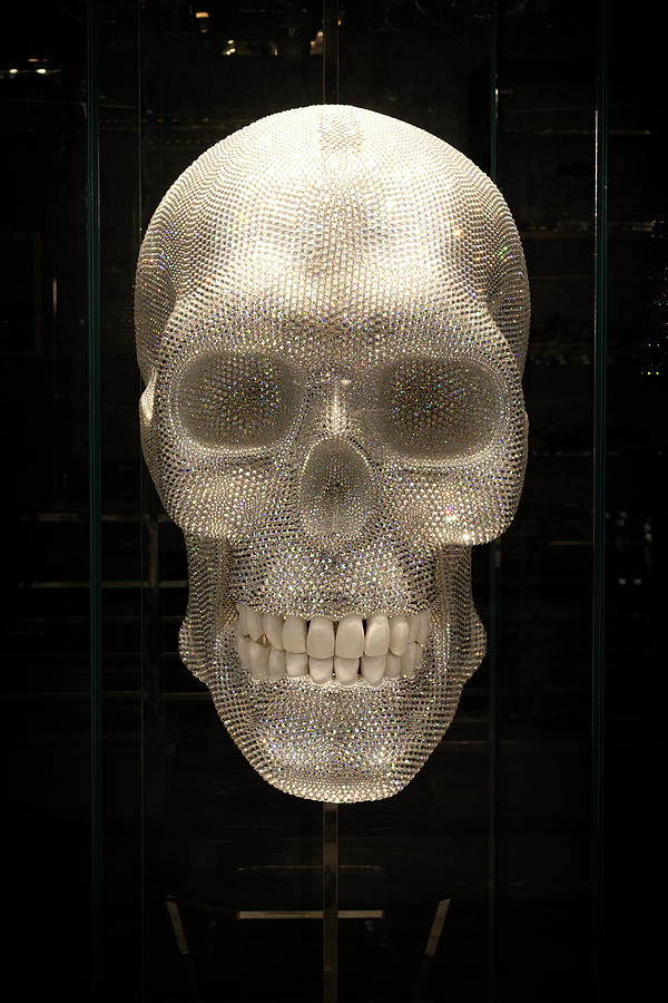 Las Vegas Photograph - Sparkling Skull by Ricky Barnard