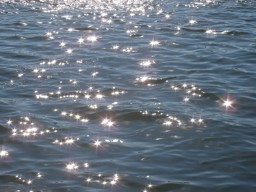 Sparkle Photograph - Sparkling Waters by Deborah  Crew-Johnson