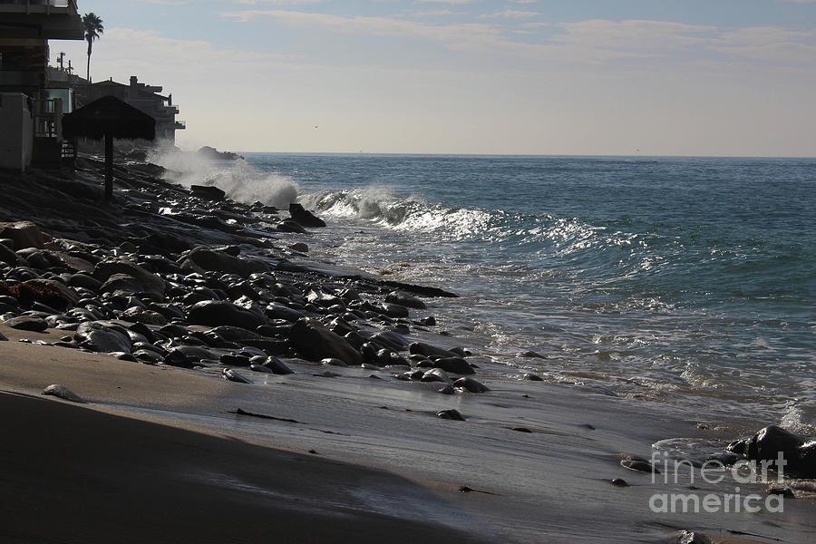Sparkling Waves Crashing on Shore Photograph by Katherine Erickson