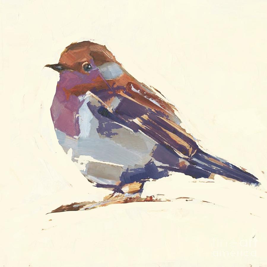 Sparrow #2 Painting by Vesna Antic