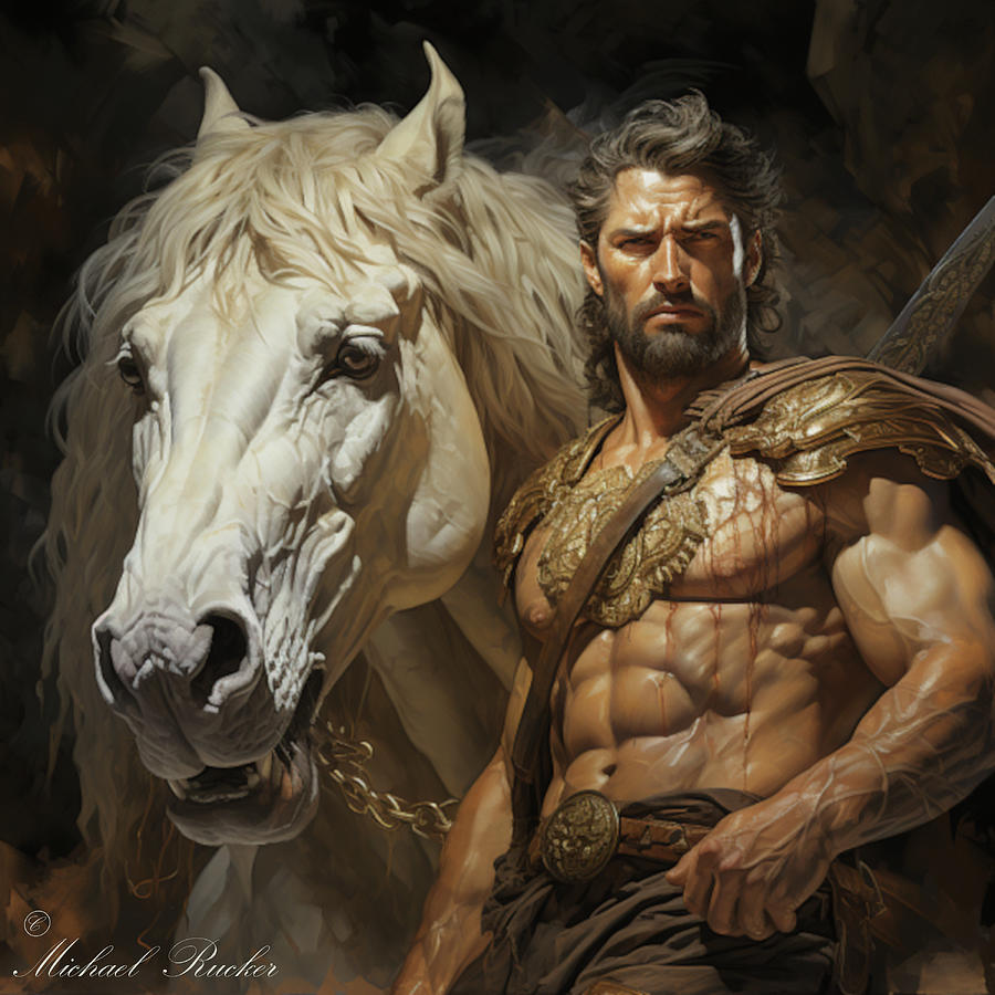 Spartacus The Gladiator Digital Art by Michael Rucker