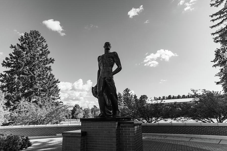 Spartan statue on the campus of Michigan State University in East Lansing Michigan Photograph by Eldon McGraw