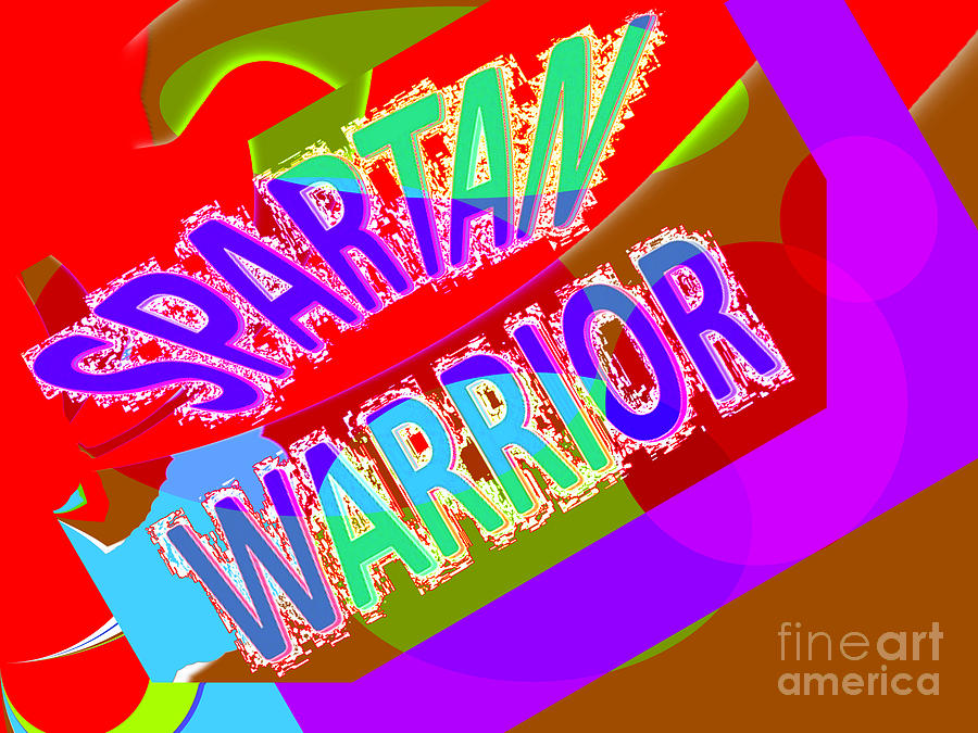 Spartan Warrior 3 Digital Art by Katarina Panji-Sowerby - Pixels