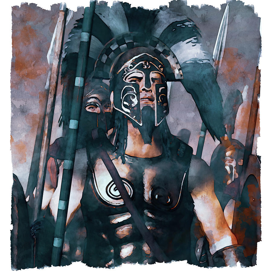 Spartans at War, 09 Painting by AM FineArtPrints
