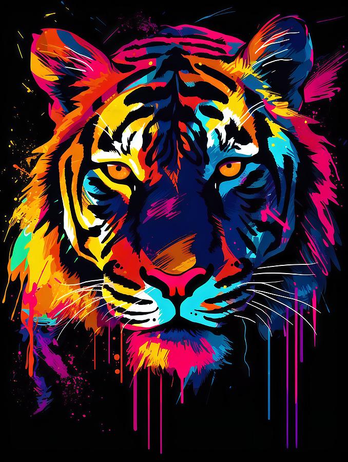 Spawn of the Tiger Digital Art by JLP Sector - Fine Art America