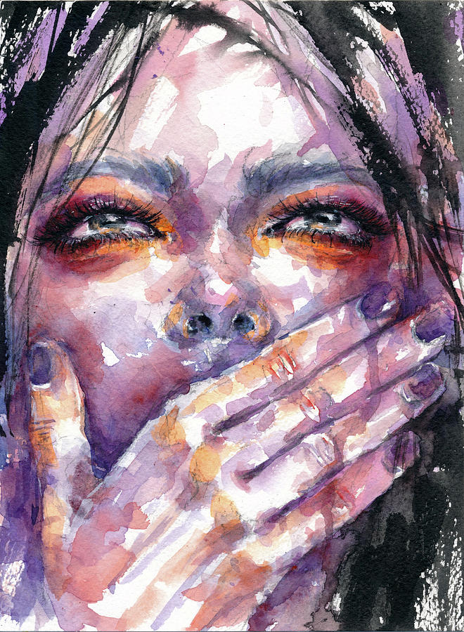 Speak no Evil Painting by Doriana Popa | Fine Art America