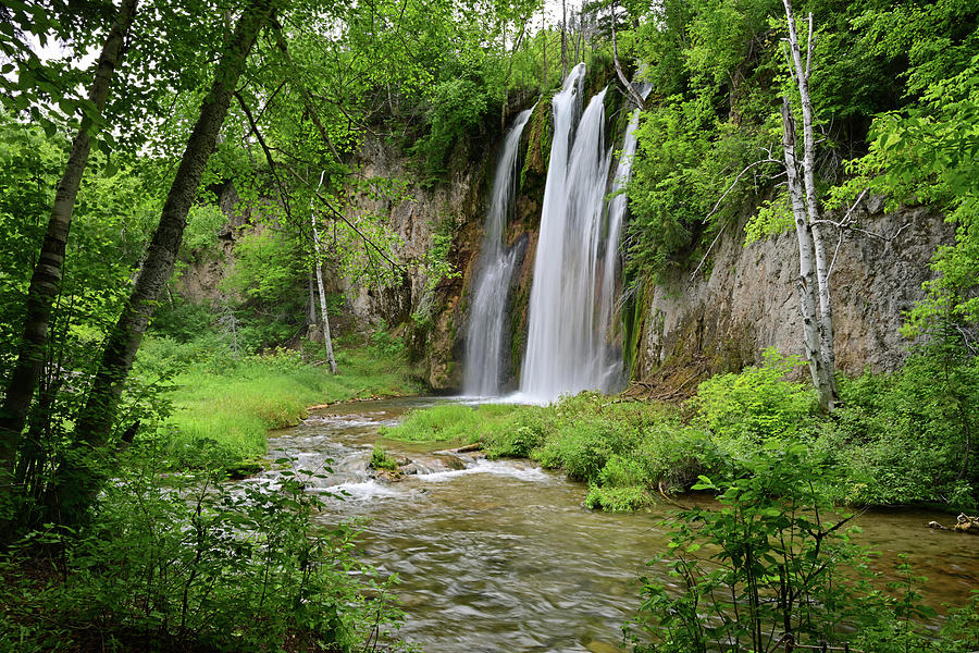 Spearfish Falls Photograph by Ben Prepelka