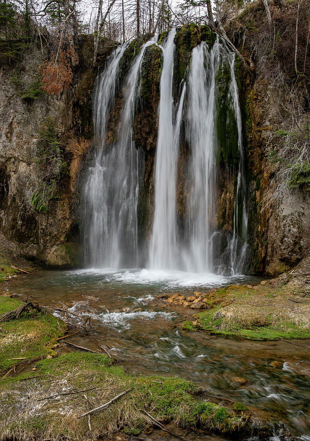 Waterfall Photograph - Spearfish Falls South Dakota by Dan Sproul