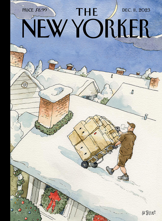 Special Delivery Painting by Barry Blitt
