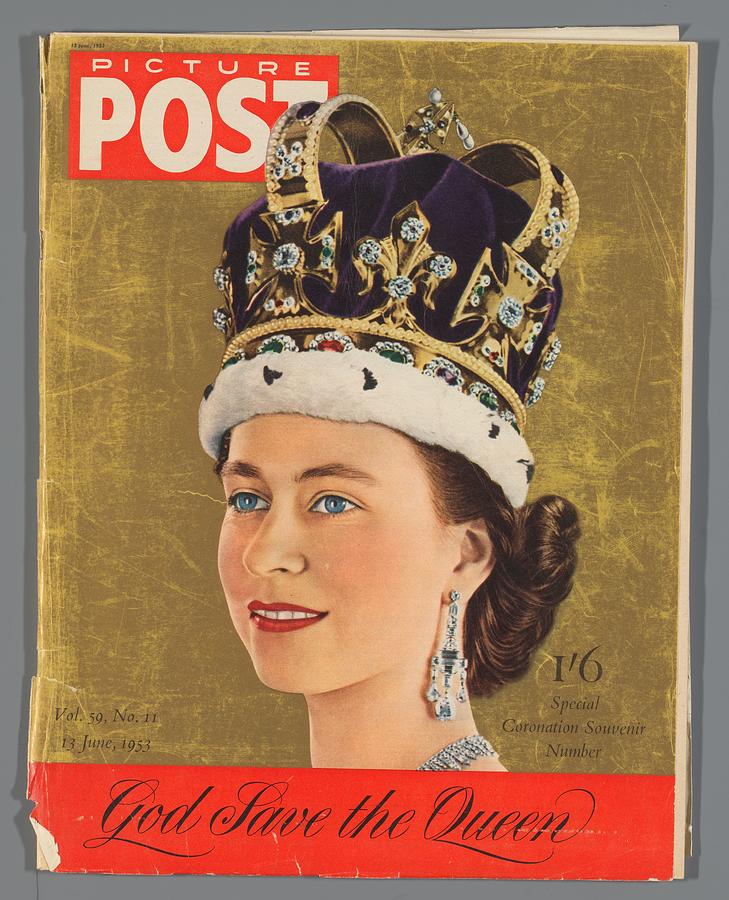 Special Edition of the Picture Post for the Coronation of Queen Elizabeth II, June 13, 1953, Hulton  Painting by Artistic Rifki