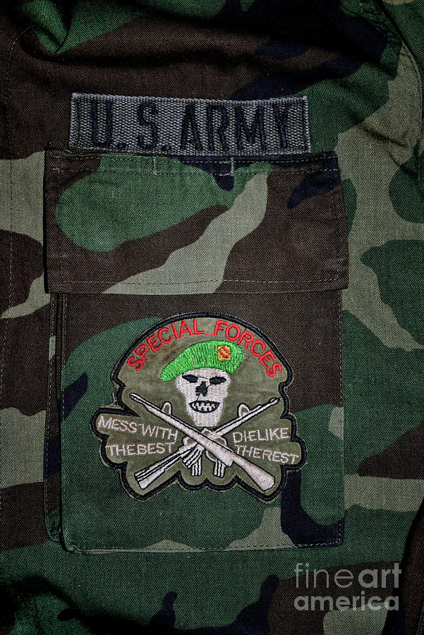 Special Forces Vietnam era Patch Photograph by Paul Ward