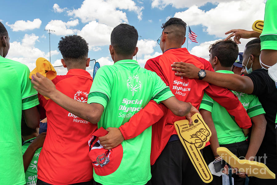 Special Olympics Soccer Teams Photograph by Jim West