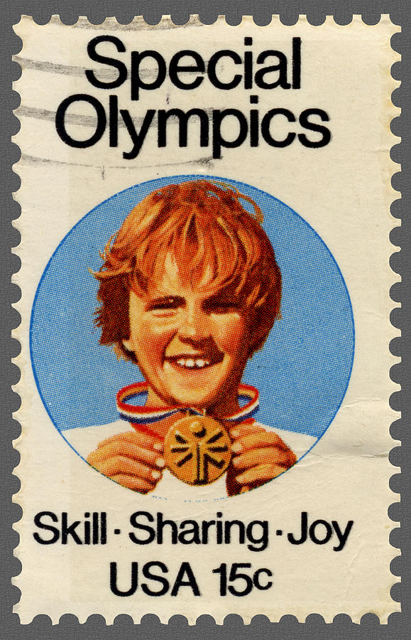 Special Olympics stamp Photograph by Phil Cardamone