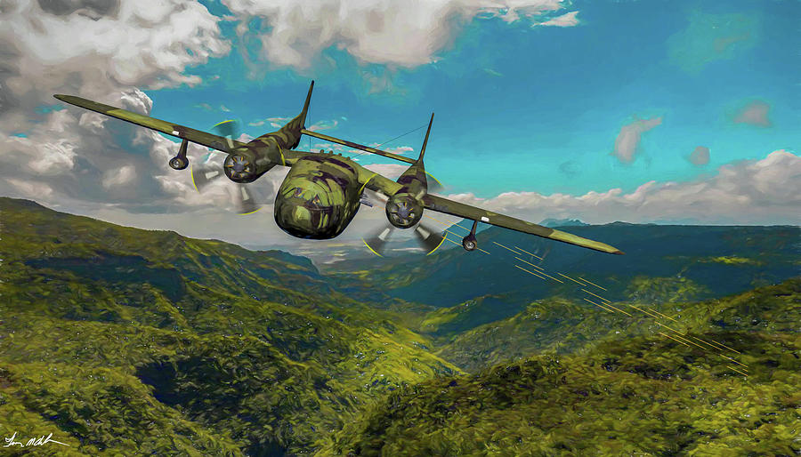 Special Ops Cloud over Vietnam - Art Digital Art by Tommy Anderson
